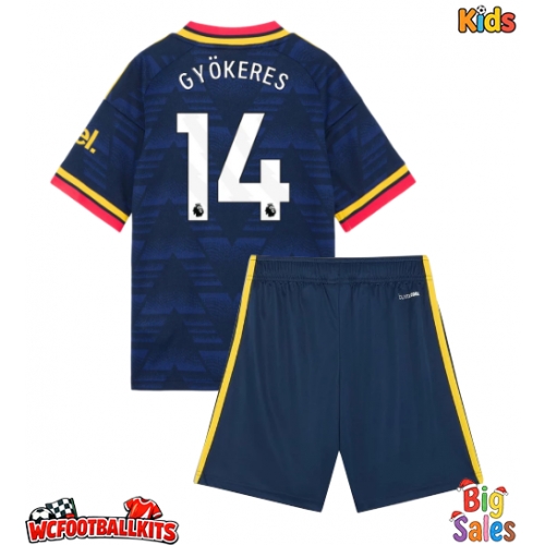 Arsenal Viktor Gyokeres #14 Replica Away Stadium Kit for Kids 2026-27 Short Sleeve (+ pants)